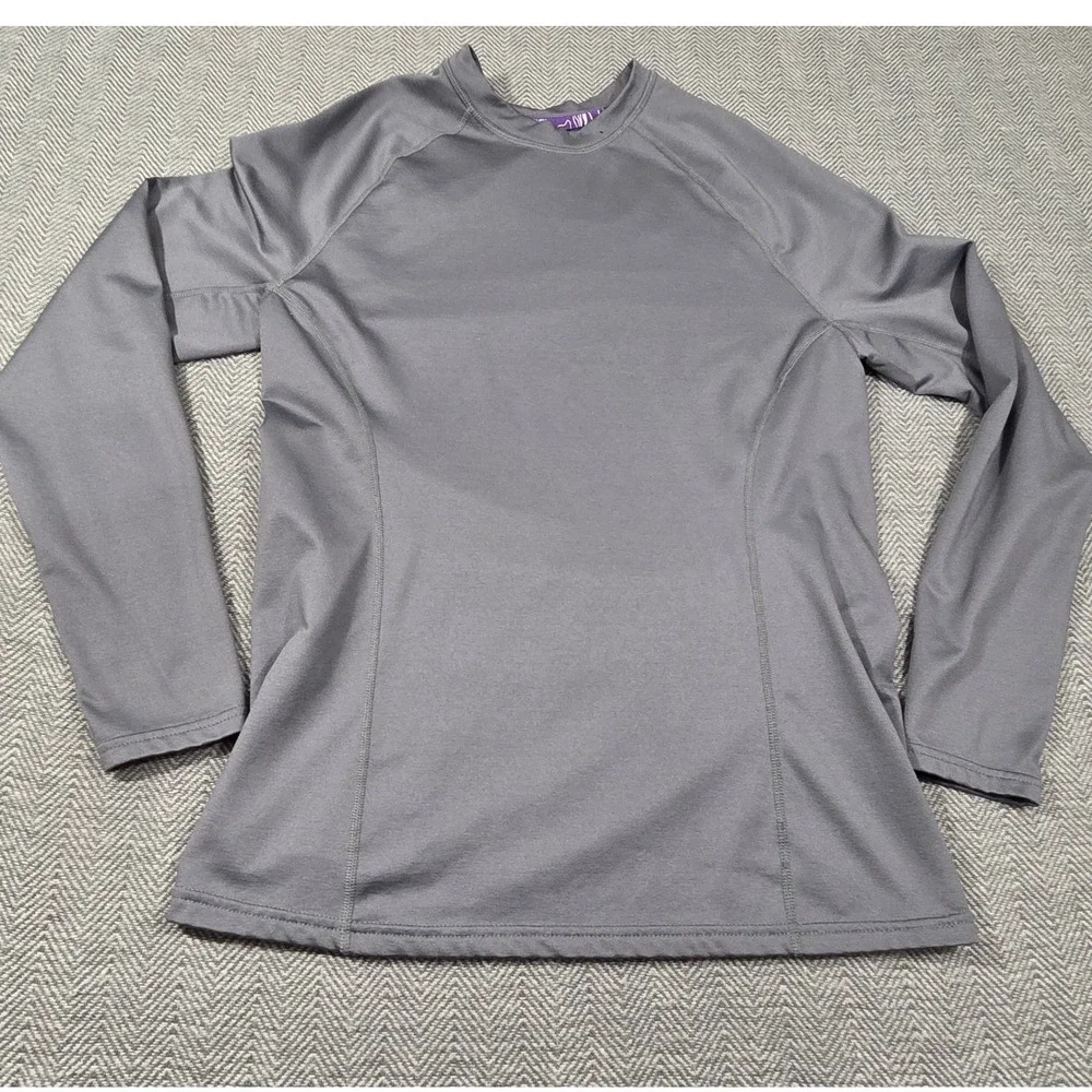 Cuddl Duds Arcticore Heavyweight Thermal Base Layer Top Gray Mens Medium